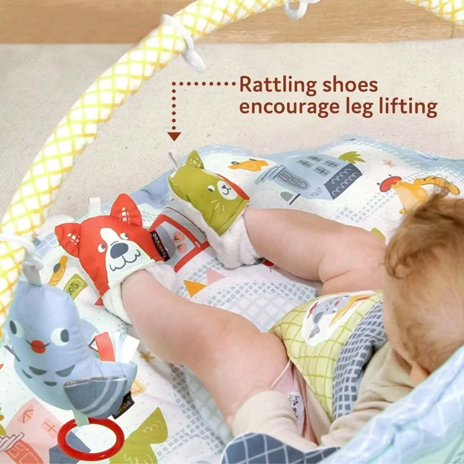 Yookidoo Urban Gymotion Lay to Sit-Up Playmat - Image 5
