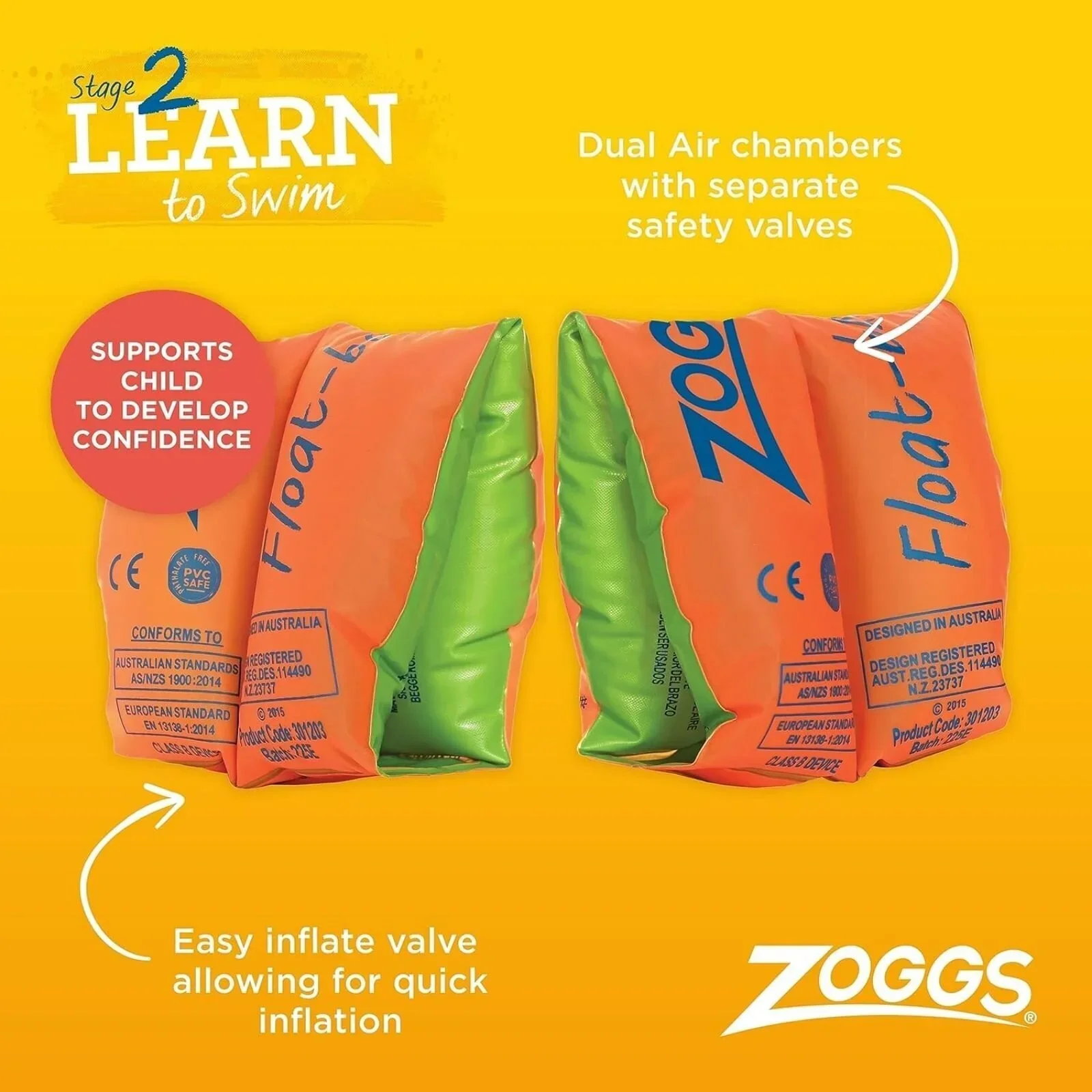 Zoggs Float Bands - Image 4