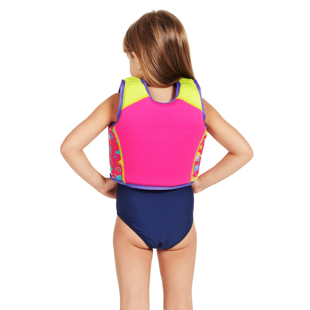 Zoggs Swim Sure Jacket - Sea Queen * Pink (2-3 Years) - Image 2